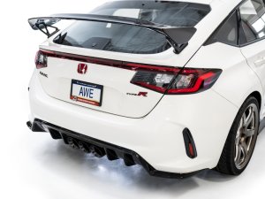 Honda Civic Type R Performance Exhaust - AWE Tuning - Cat Back Track Edition w/ Triple Diamond Black Tips - Diamond Black - 2023+
